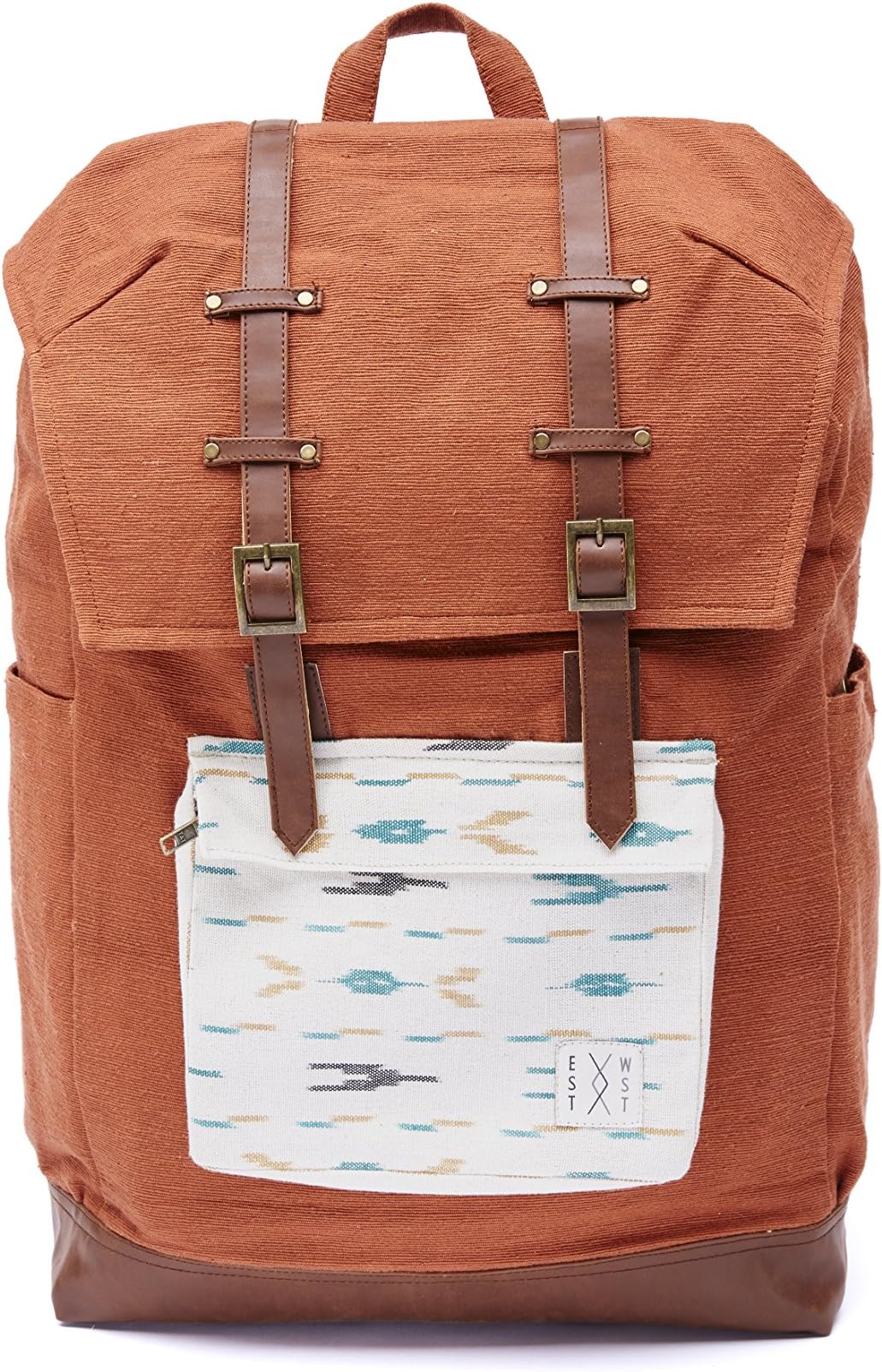 Kathmandu Valley Rucksack (Rust Ikat)