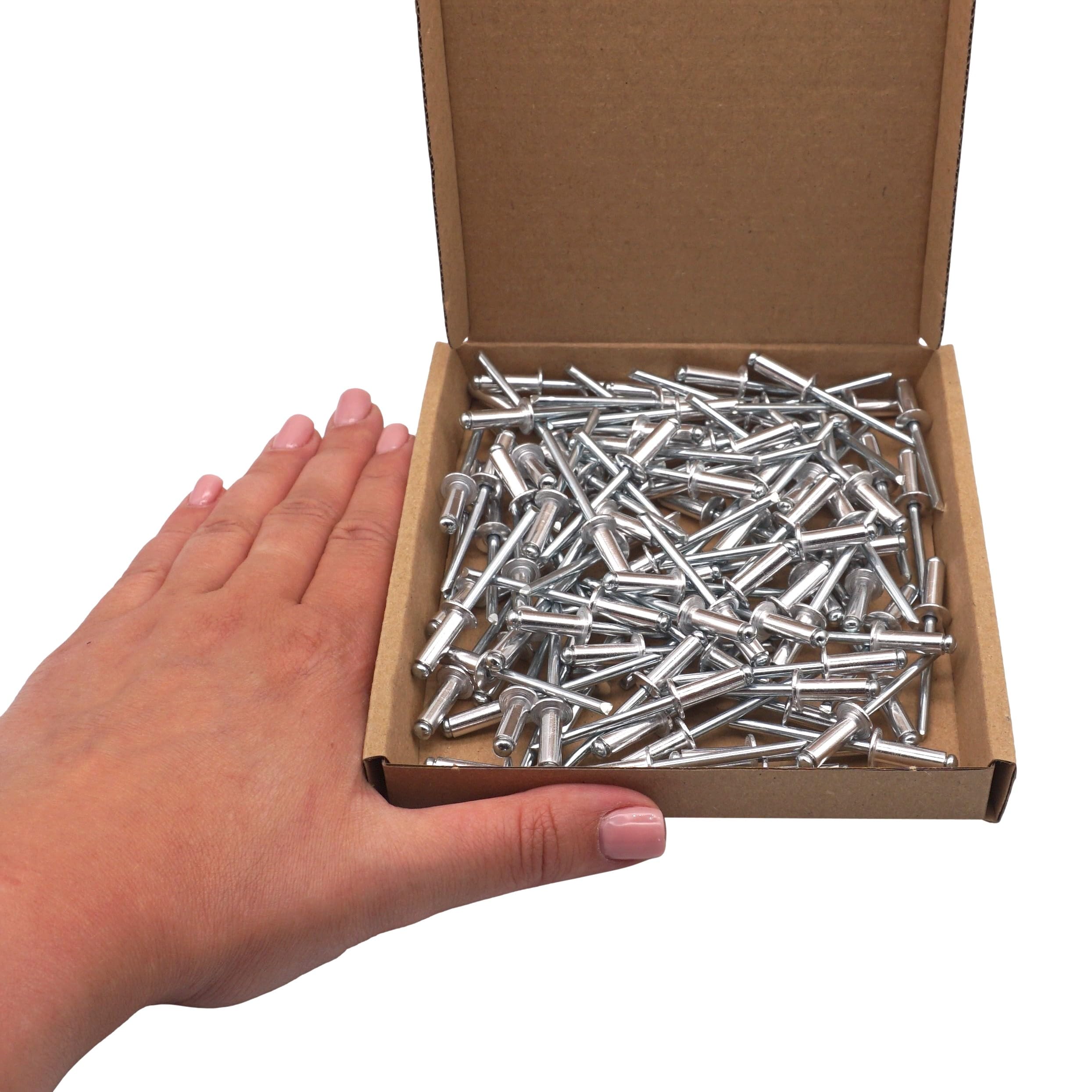 500 Stück Edelstahl A2 Blindnieten 4,8x14 Flachkopf Nieten Standard