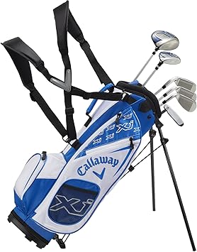 Amazon キャロウェイ Callaway クラブセット ジュニア Xj 2 身長 115cm 135cm 6本セット キャディバック ヘッドカバー 付き キャロウェイ Callaway スポーツ アウトドア
