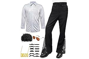 Shine in the Spotlight with the 70s Disco Fever Costume: A Blast...