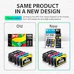 Smart Ink Remanufactured Ink Remplacement de la cartouche pour HP 910 XL 910XL (4 Combo Pack) Compatible avec HP 8015e OfficeJet 8022e 8010e 8015 8022 8010 OfficeJet Pro 8025e 8025 Imprimantes (BK/C/M/Y)
