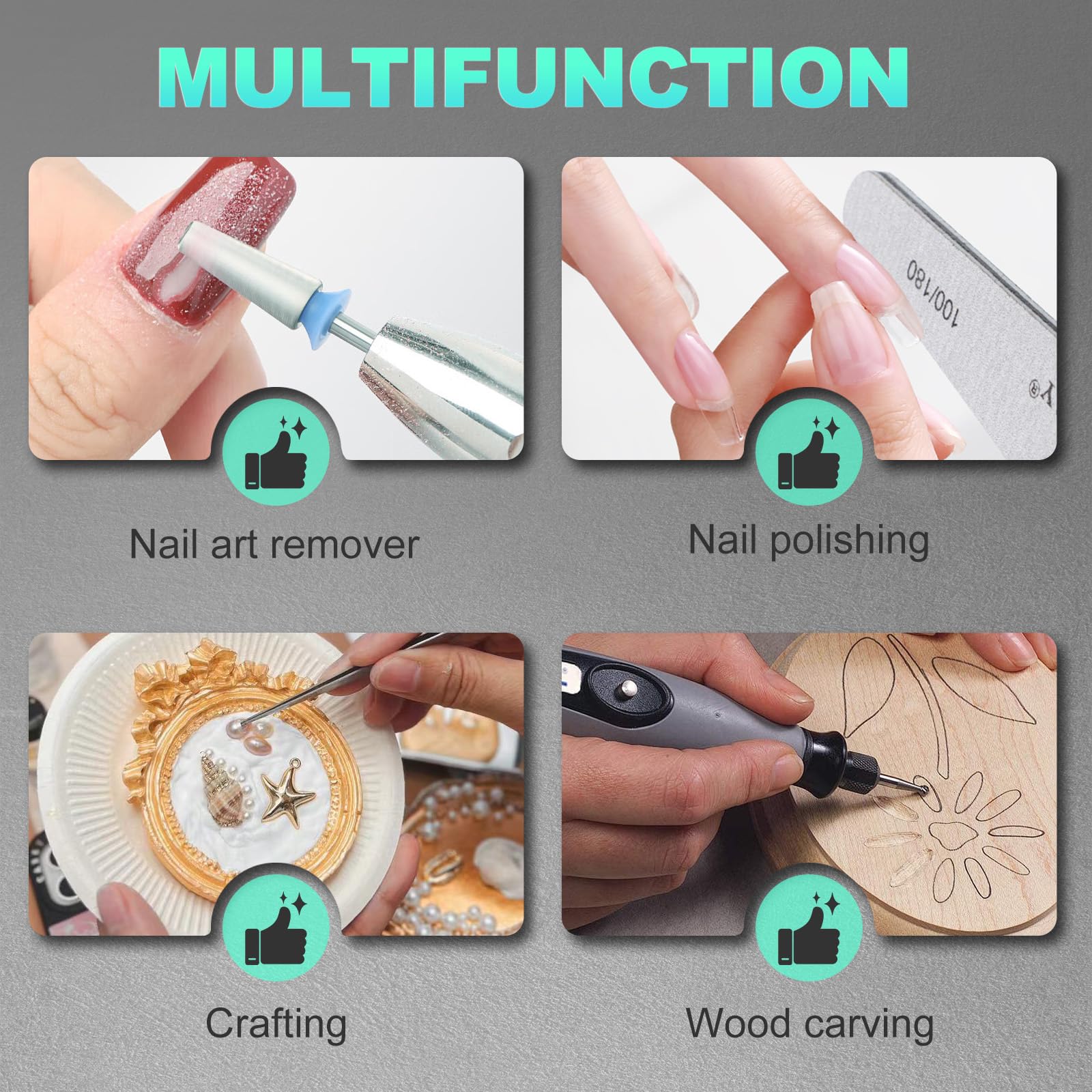 NXJ Nail Dust Collector - Powerful & HEPA Filter -8