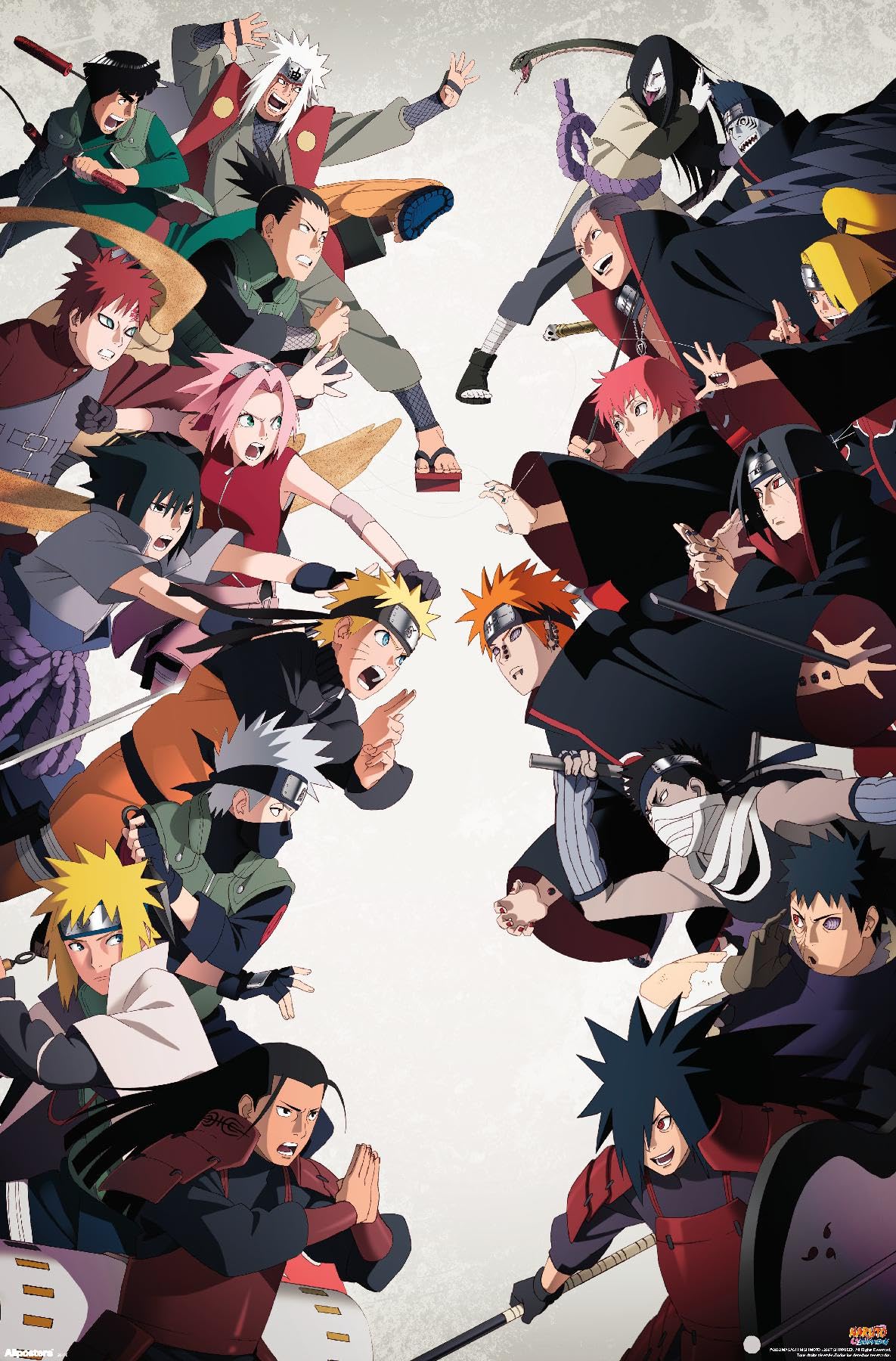 Naruto Face-Off Poster: Ultimate Anime Decor Guide