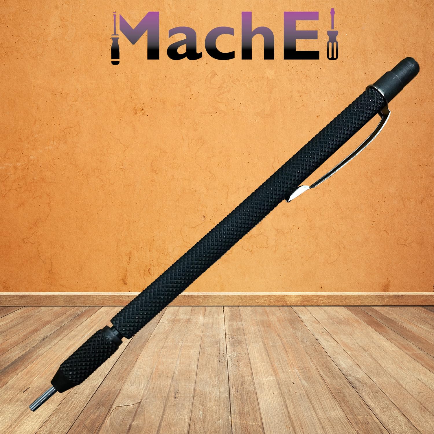 MachEl Carbide Point Tipped Scribing Pen Tool with Knurled Body - Precision Craft Scriber - Image 2