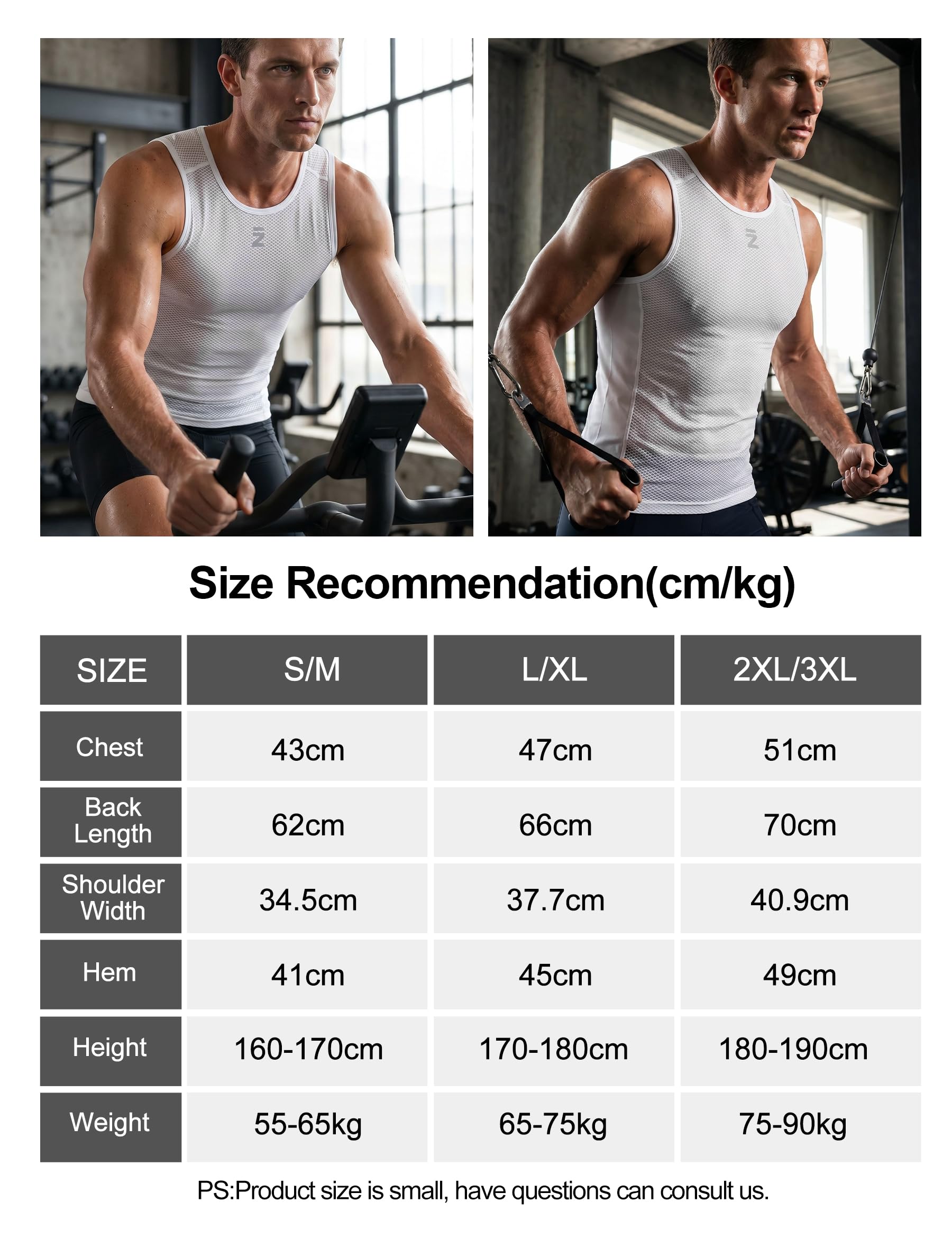 INBIKE Camiseta sin mangas hombre Superligera Transpirable Secado rápido