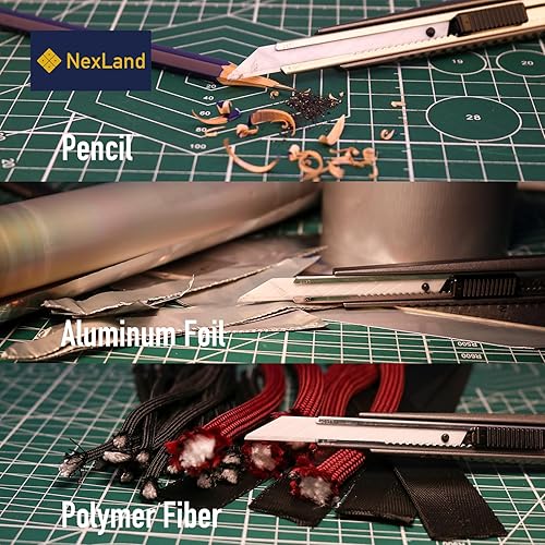 Miniatura 5 de NexLand UB1 - Cuchilla de cerámica UB1 de 0.354 in, 30 grados, ultraafilada, cuchillas de repuesto, 4 unidades