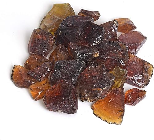 Grava reflectante de vidrio de fuego de alto brillo, gemas de fuego, gotas de fuego, piedras de vidrio de fuego, piedras para hoguera, pecera,