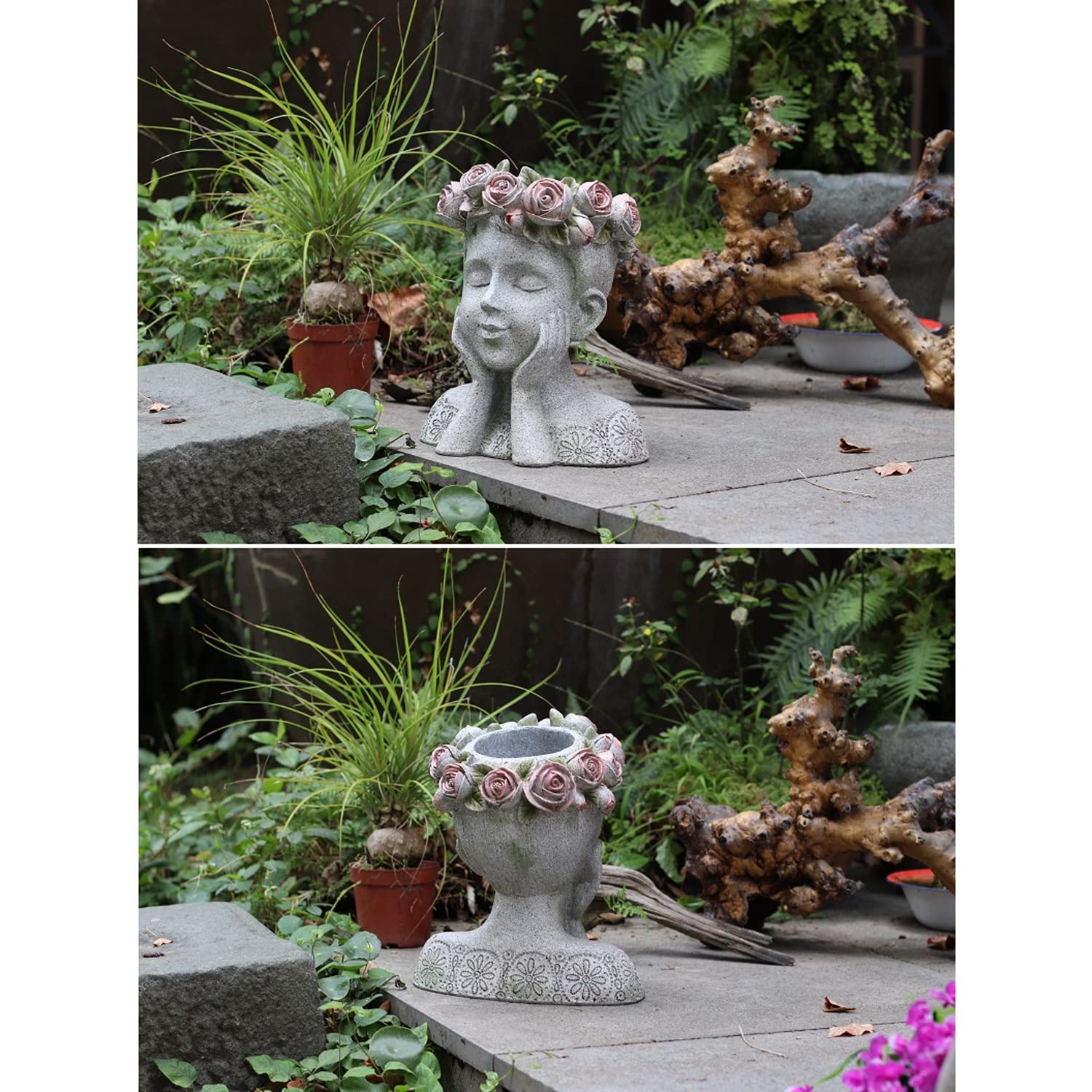 FAINCA Tuinbeelden Outdoor Acryl Materiaal Standbeeld Tuin Decoratie