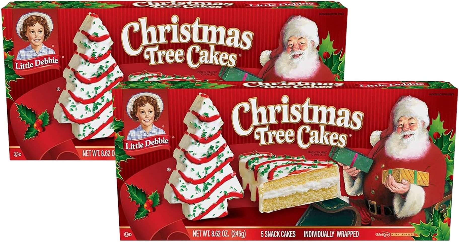 Little Debbie Christmas | 4 Amembiana Mints (Vanilla Christmas Tree)