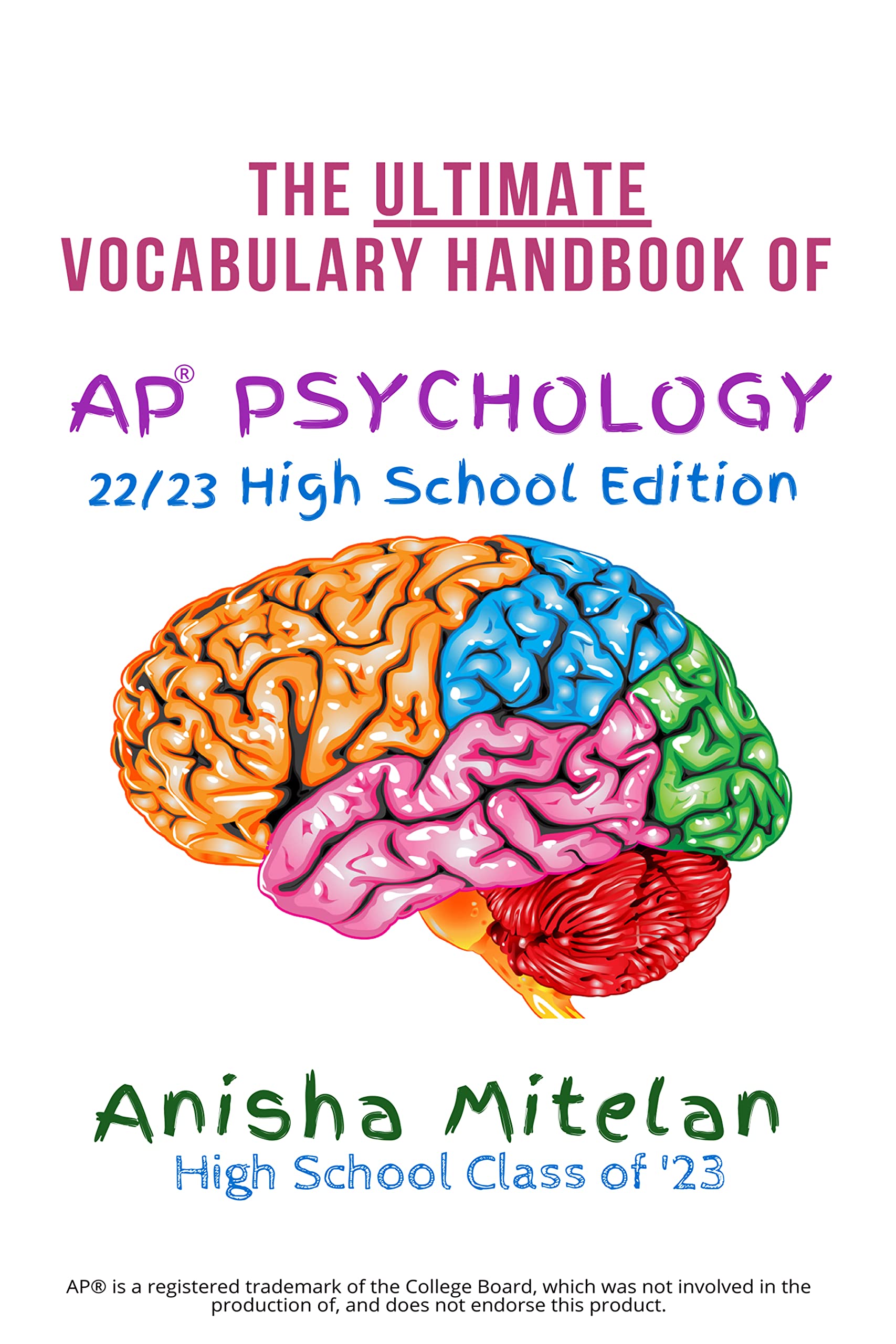 The Ultimate Vocabulary Handbook of AP Psychology: 22/23 High School Edition