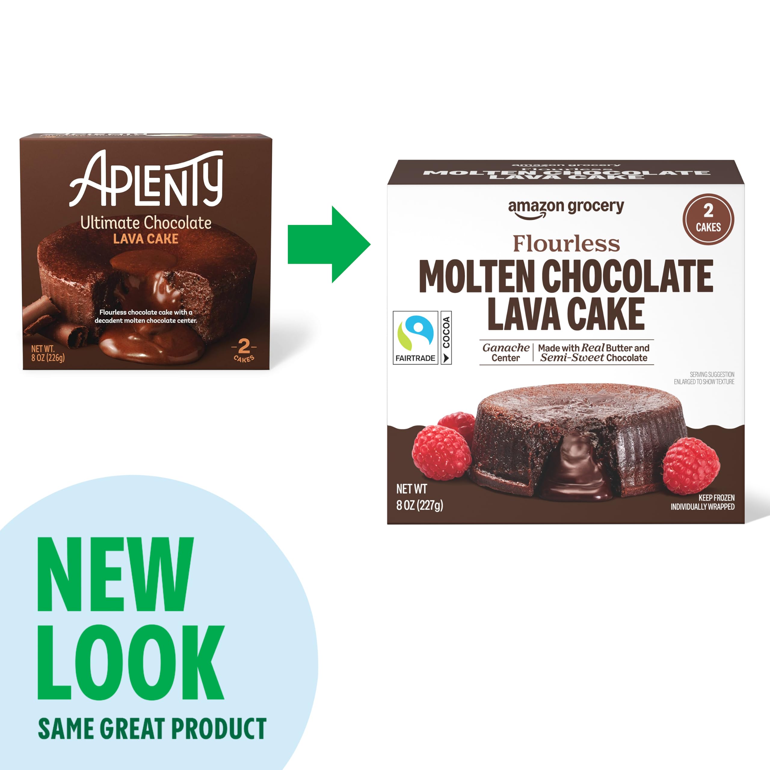 Amazon.com: Aplenty, Ultimate Chocolate Lava Cake, 8 Ounce (Pack