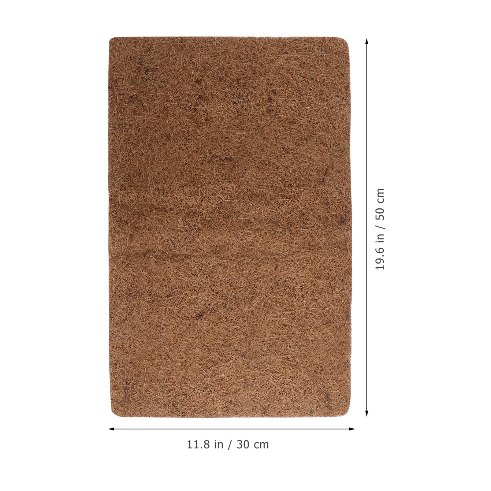 POPETPOP 3 Pezzi rettili Mat in Fibra di Cocco Naturale Mat Traspirante Biancheria da Letto Fodera Rettile Forniture 50 x 30 cm