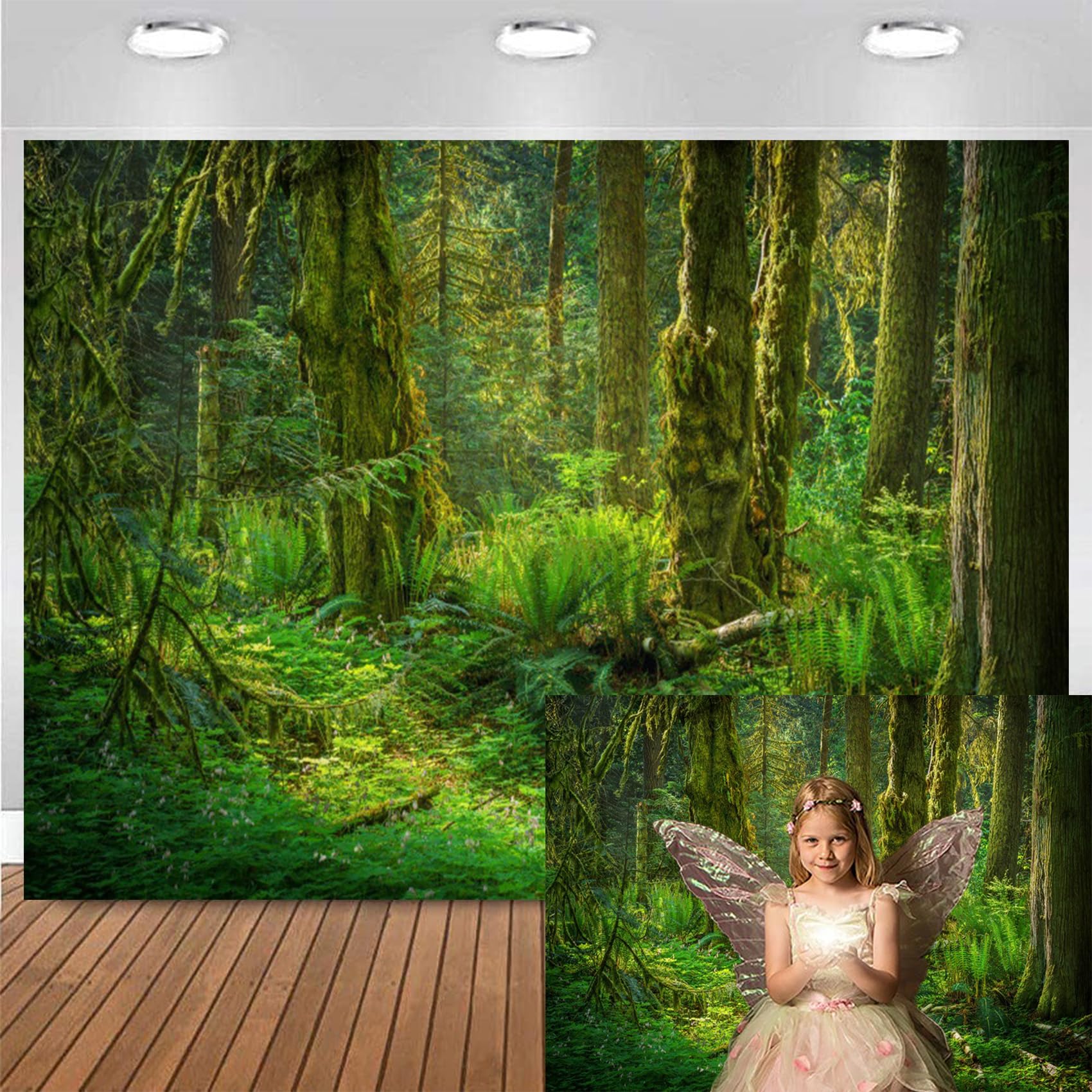 Sfondo Fotografico In Vinile Spring Park 3x2,5 M – Paesaggio Primaverile Con Albero, Per Ritratti E Feste, Resistente E Leggero
