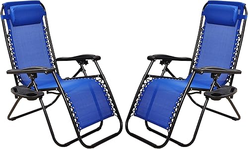 Elevon Adjustable Zero Gravity Lounge Chair Recliners for Patio, Yard, Multiple Colors and Sizes