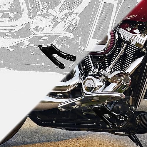 Miniatura 8 de TCT-MOTORPARTS Kit de montaje para placa de suelo para Harley Softail Heritage Classic FLHC FLHCS 2018-2023