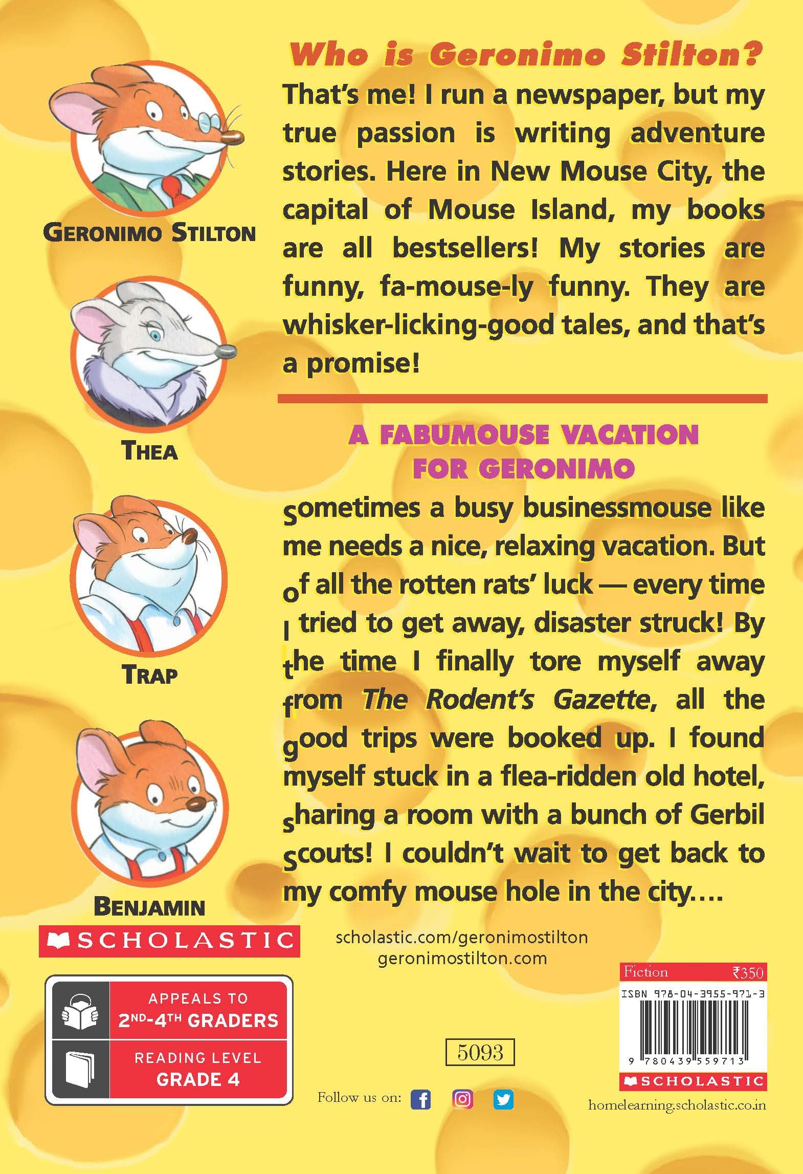 A Fabumouse Vacation for Geronimo (Geronimo Stilton, No. 9) - Image 2