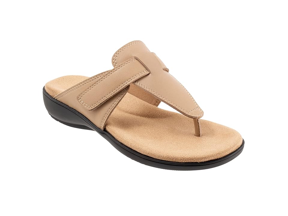 Trotters Robin (Beige) Women's Sandals INTERNATIONAL SHIPPING