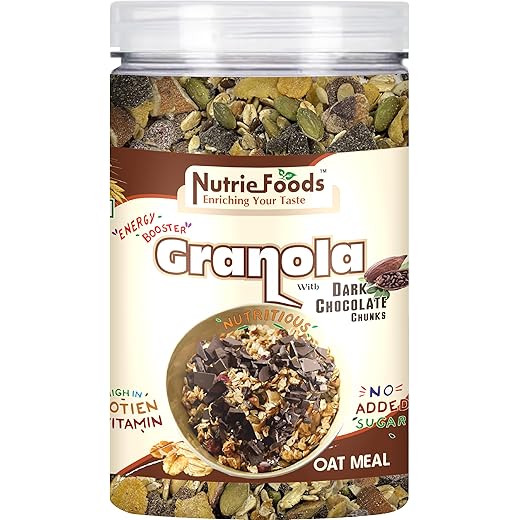 Nutriefoods Energy Granola Dark Chocolate 400gm