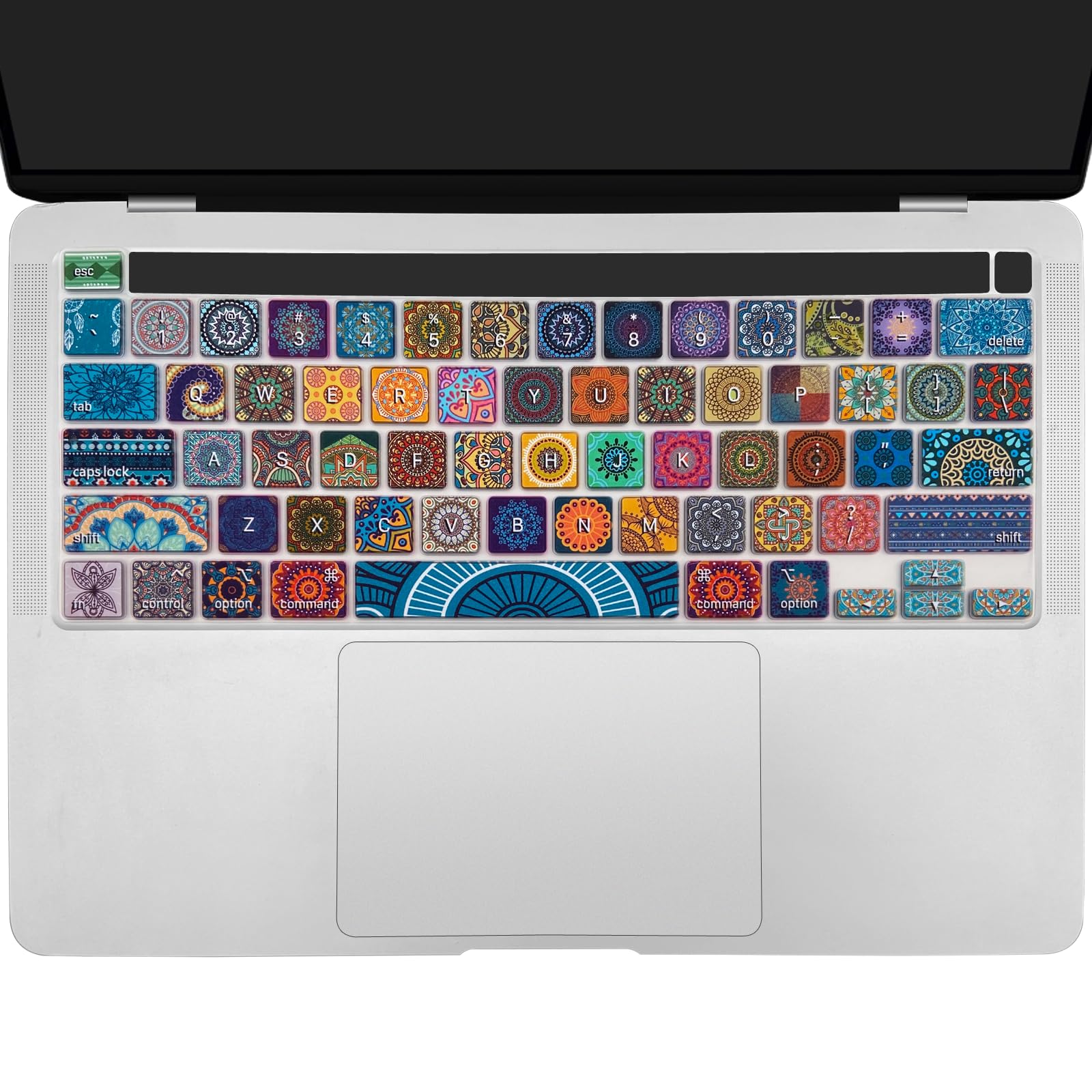 Sanfulin Silicone Keyboard Cover Skin for 2020-2023 MacBook Pro 13