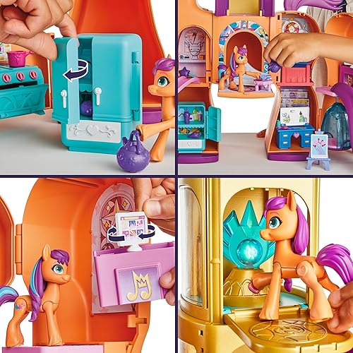 Miniatura 4 de Juguetes My Little Pony, Set de Juego Revelado de Sunny, Muñecas Transformables de 25 Pulgadas de Altura y Juguetes Interactivos para Niñas y Niños