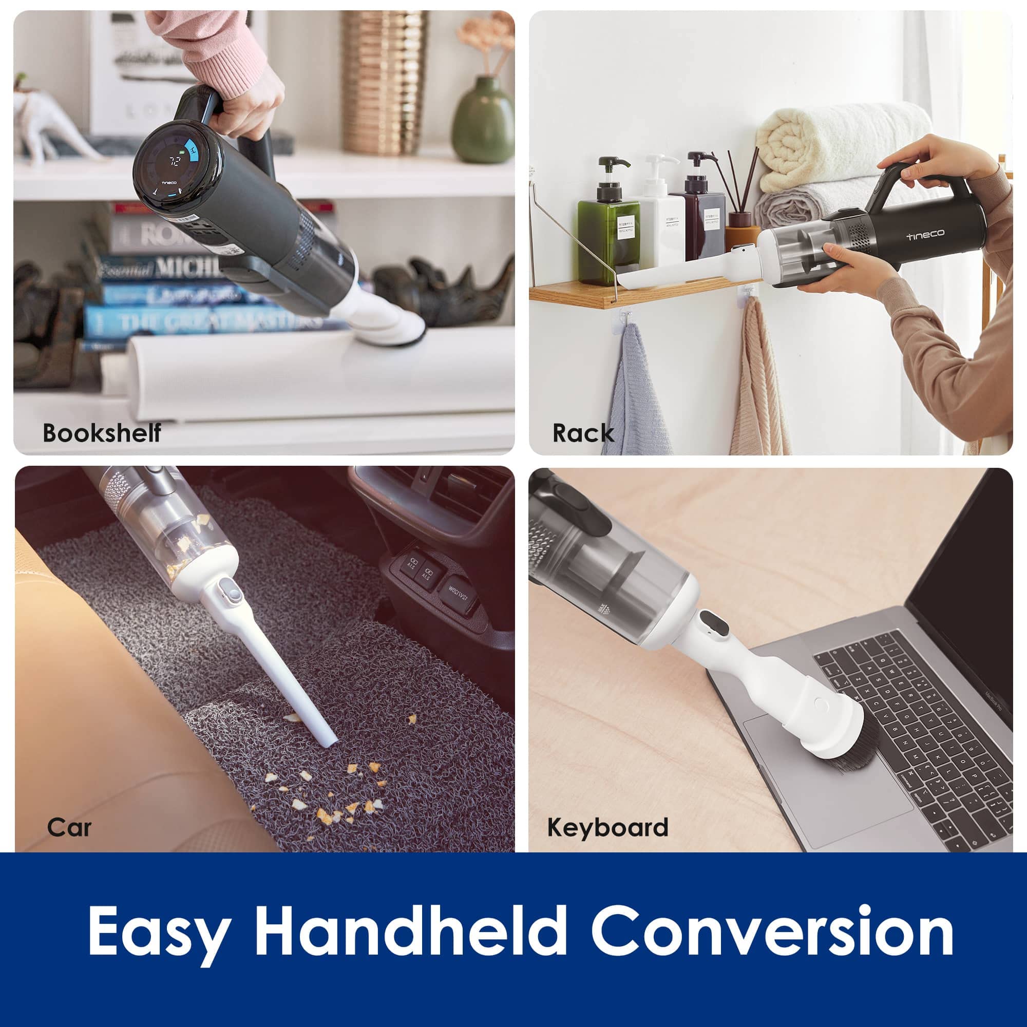 Tineco Smart Wet Dry Vacuum Cleaners, Floor Cleaner Mop 2in1 Cordless