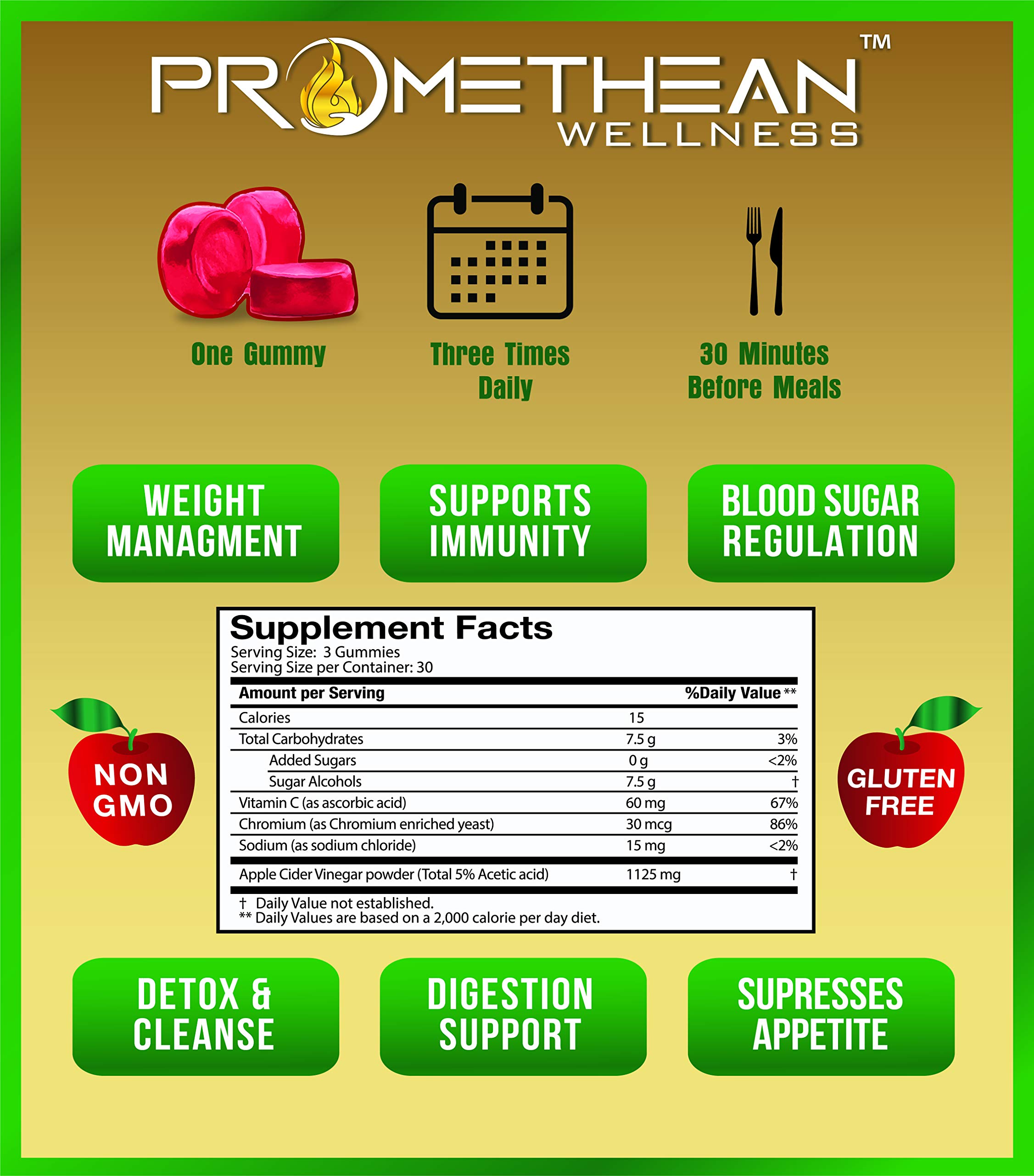 Buy Acv + Sugar Makes No Sense! Apple Cider Vinegar Gummies Sugar Free