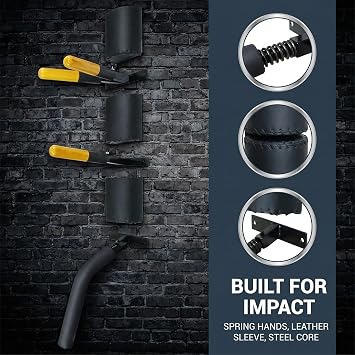 Wing Chun Dummy for Martial Arts Training, Wall Mounted or Portable for Tree or Soft Object