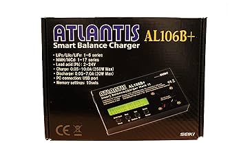 アトランティス 充電器 SEIKI 106b+ Amazon.co.jp: SMART BALANCE CHARGER AL106B+BK : おもちゃ