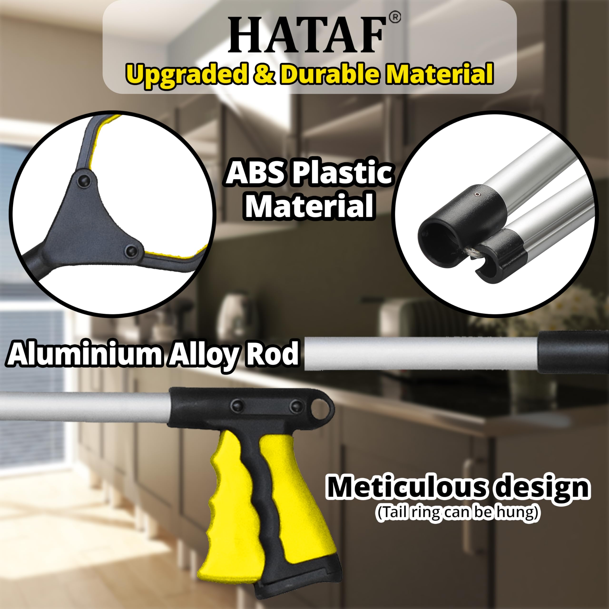 HATAF® 32inches Litter Pickers for Adults Grabber Stick - Image 4