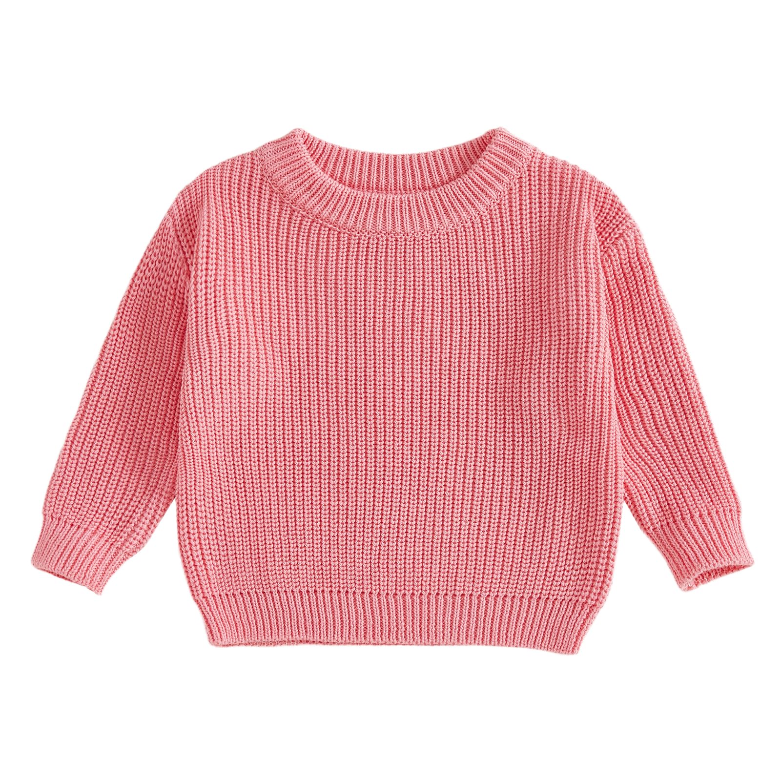 LSFYSZD Toddler Baby Girls Boys Halloween Pumpkin Sweaters Long Sleeve Crew Neck Winter Warm Knitwear Pullover Jumpers Top — view 83