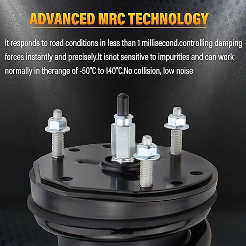 Miniatura 4 de WADINTCPS 580-435 580-433 580-432 19353951 Conjunto de amortiguadores delanteros con sensor para Cadillac Escalade EXT ESV Chevy Silverado Tahoe