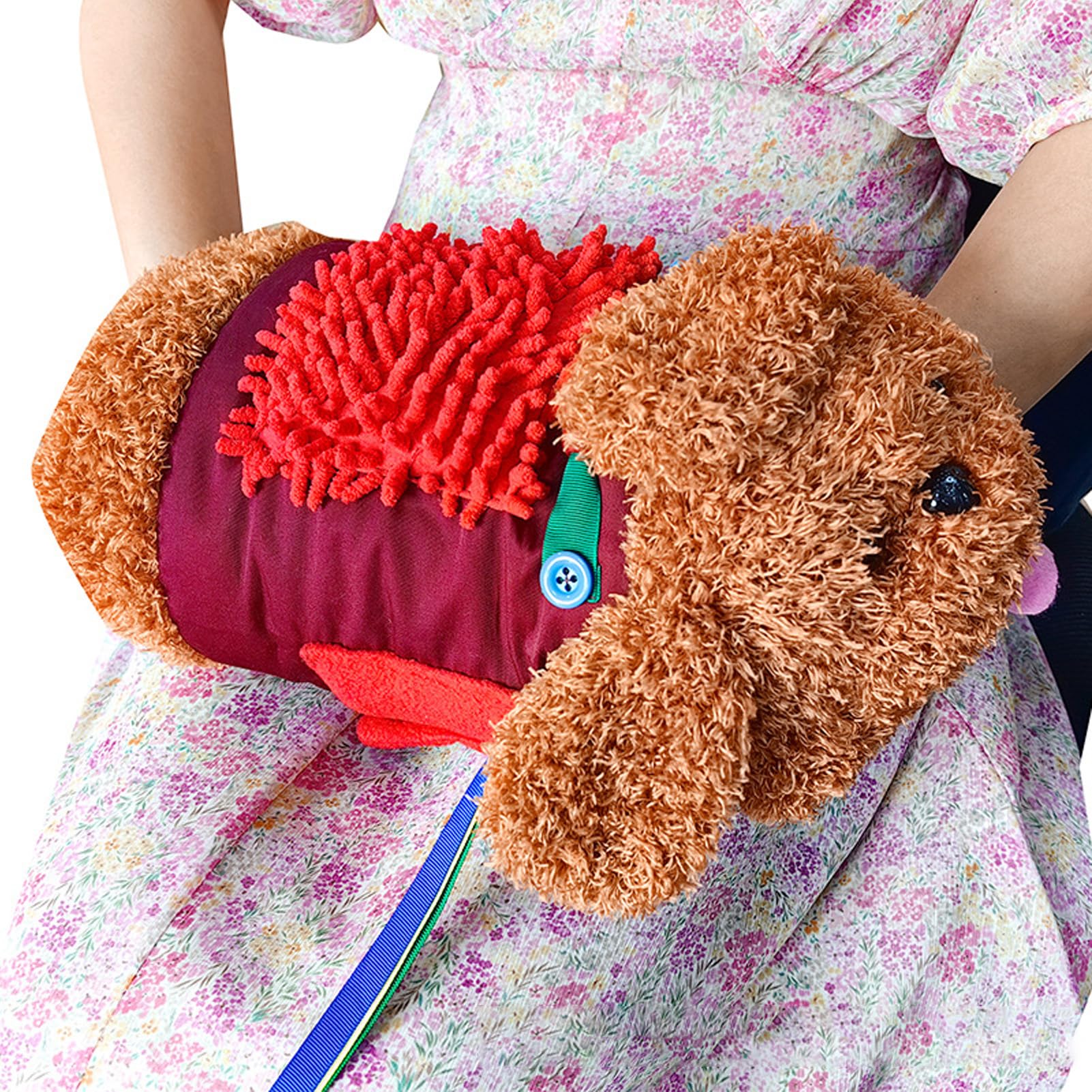 Perro Muff Sensorial Para Personas Mayores, Manta Para Perros Antiestrés, Estimula El Tacto Más Débil, Toque Cómodo Para Las Manos De Personas Mayores, Olfativa Perro