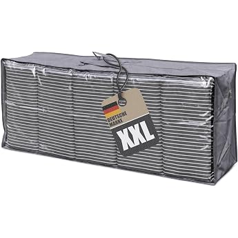 Storage Bag for Garden Cushions 125 x 32 x 50 cm 600D Polyester