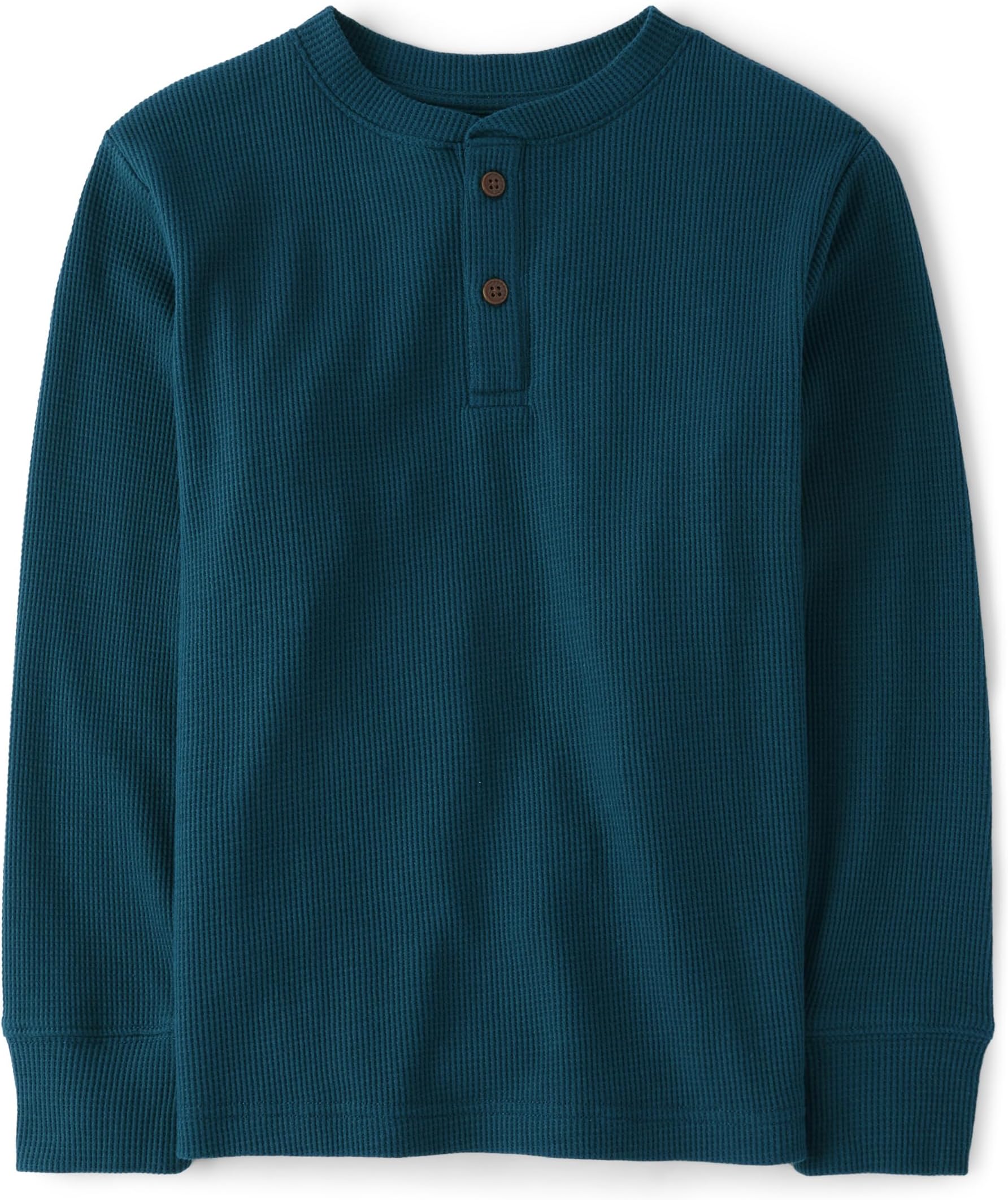 The Children's Place Boys' Long Sleeve Thermal Henley Shirt