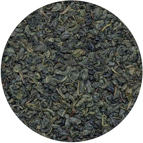 Vista 76 de Tiesta Tea - Máquina verde magra, hoja suelta, té verde cítrico claro, mezcla de hojas sueltas de primera calidad, cafeína media, prepara hasta 50