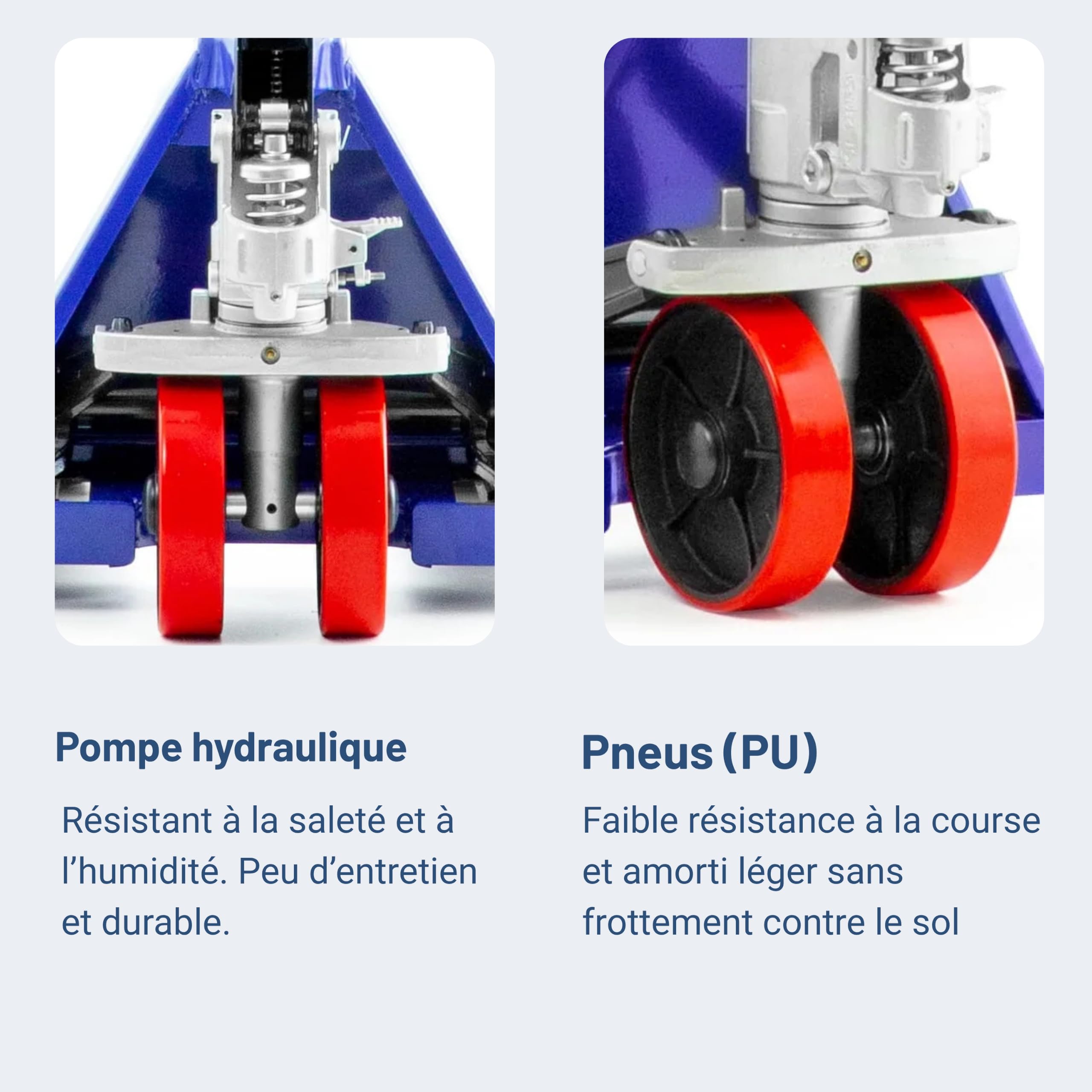 Pallit Transpalette Peseur Scale+ - 2500 kg, Pas 0,5 kg, Fourches 1150 mm | Balance numerique precision 1% pour pesage direct de palette, roues PU silencieuses et timon ergonomique haute capacite