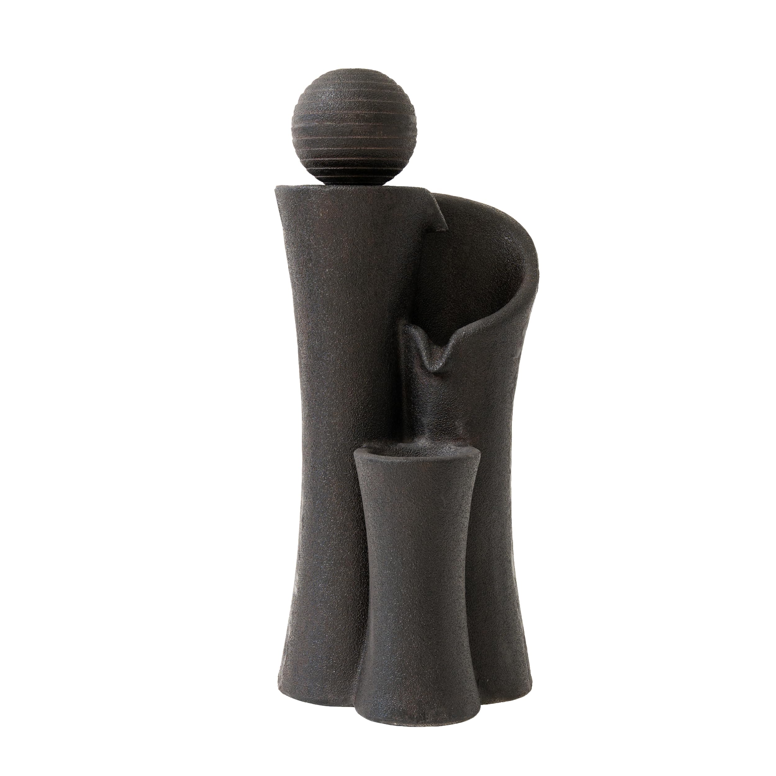 Photo 1 of **HAS SOME LEAKING ISSUES** Xbrand 41" Modern Sphere Curve Cascading Fountain