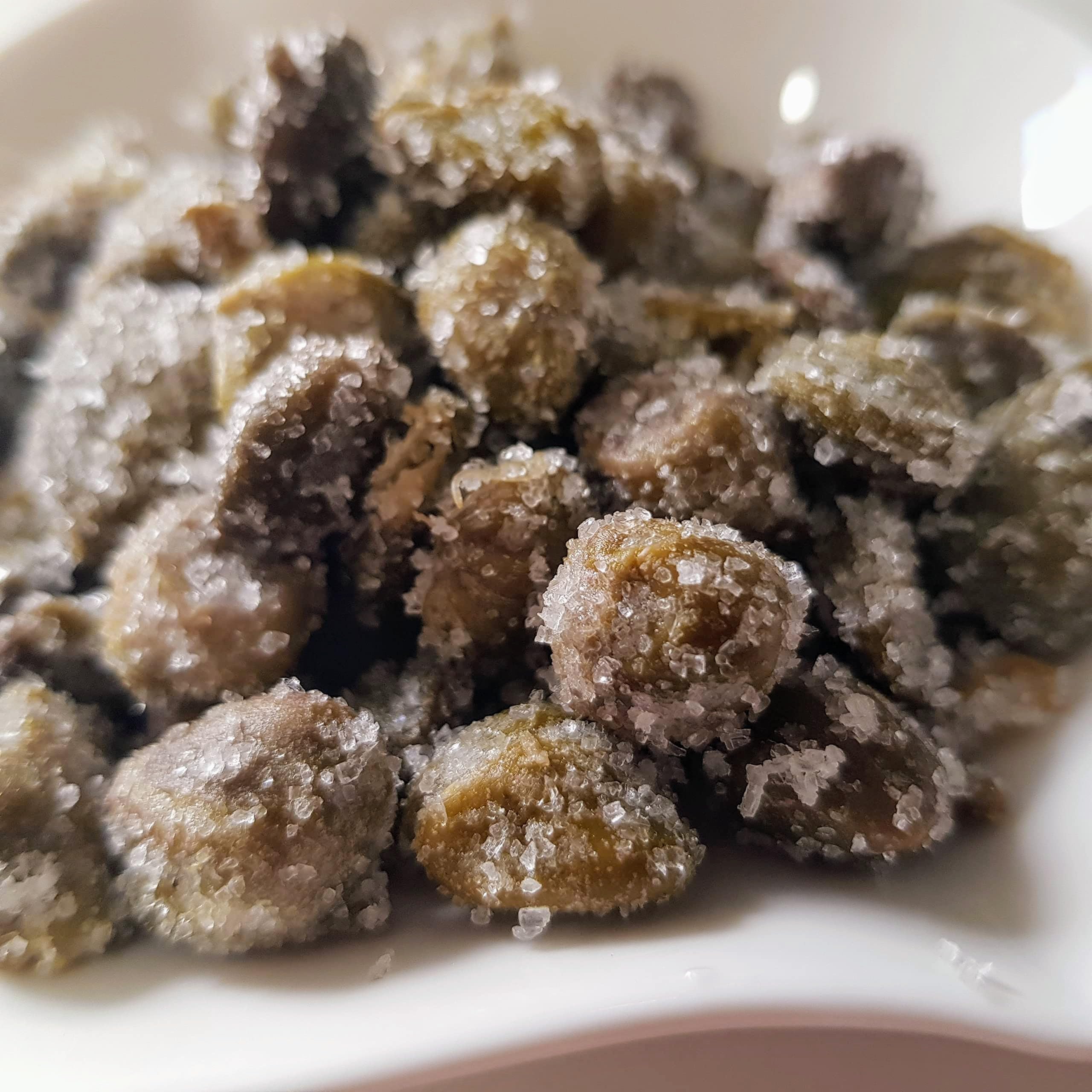 Alcaparras a la sal 6 kg Servicio de comida Producción artesanal siciliana Conserve Conti