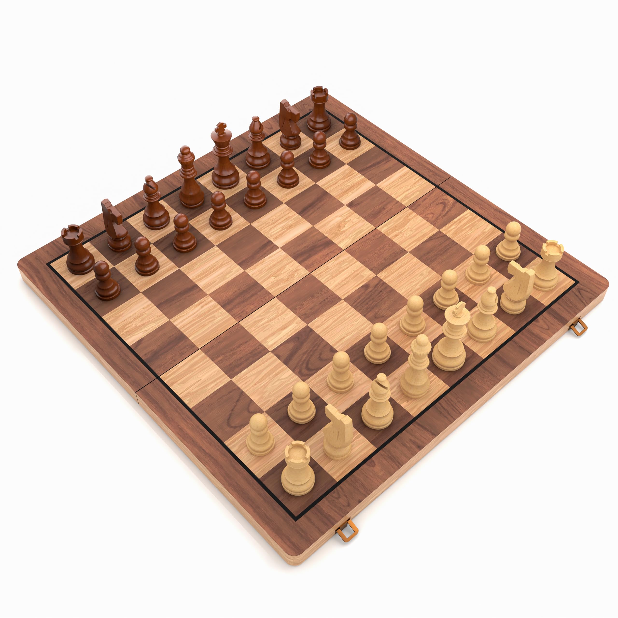 Cockatoo 16 Inches Wooden Handcrafted Magnetic Chessboard Set|Tournament-Style Chess Set with Premium Build,Magnetic Pieces|Chess Board for Kids & Adults|Brown-image-46