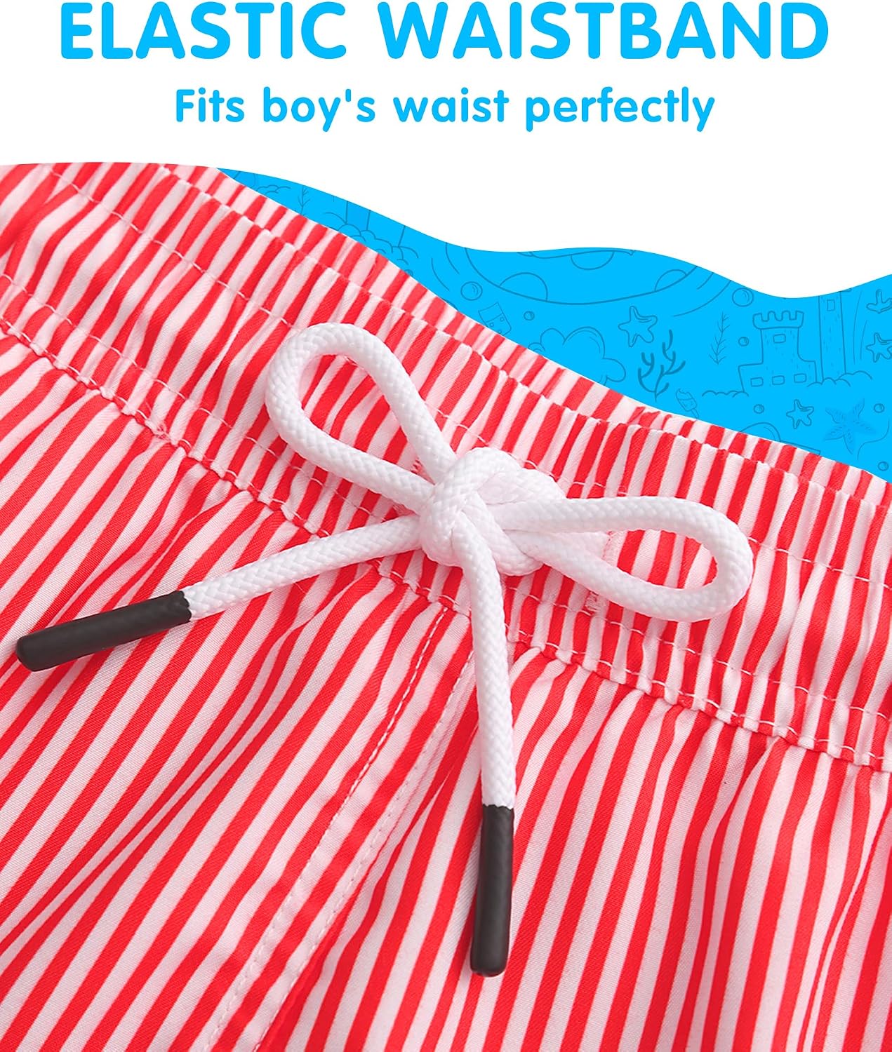 CJMJXPH Boys Swim Trunks Toddler Swim Shorts Little Boys Bathing Suit Swimsuit Swimwear