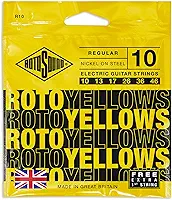 Rotosound Cordas de guitarra elétrica Roto Yellows R10 (10-46)