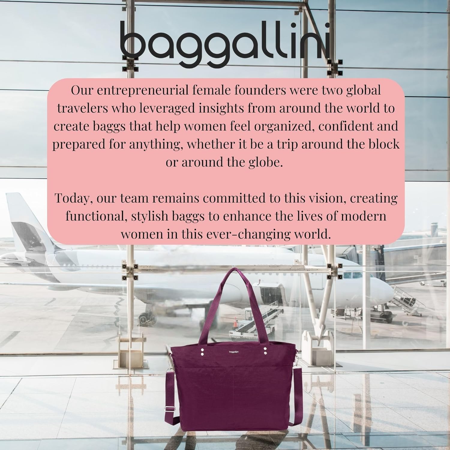 Baggallini Womens Carryall Laptop Tote - Image 7