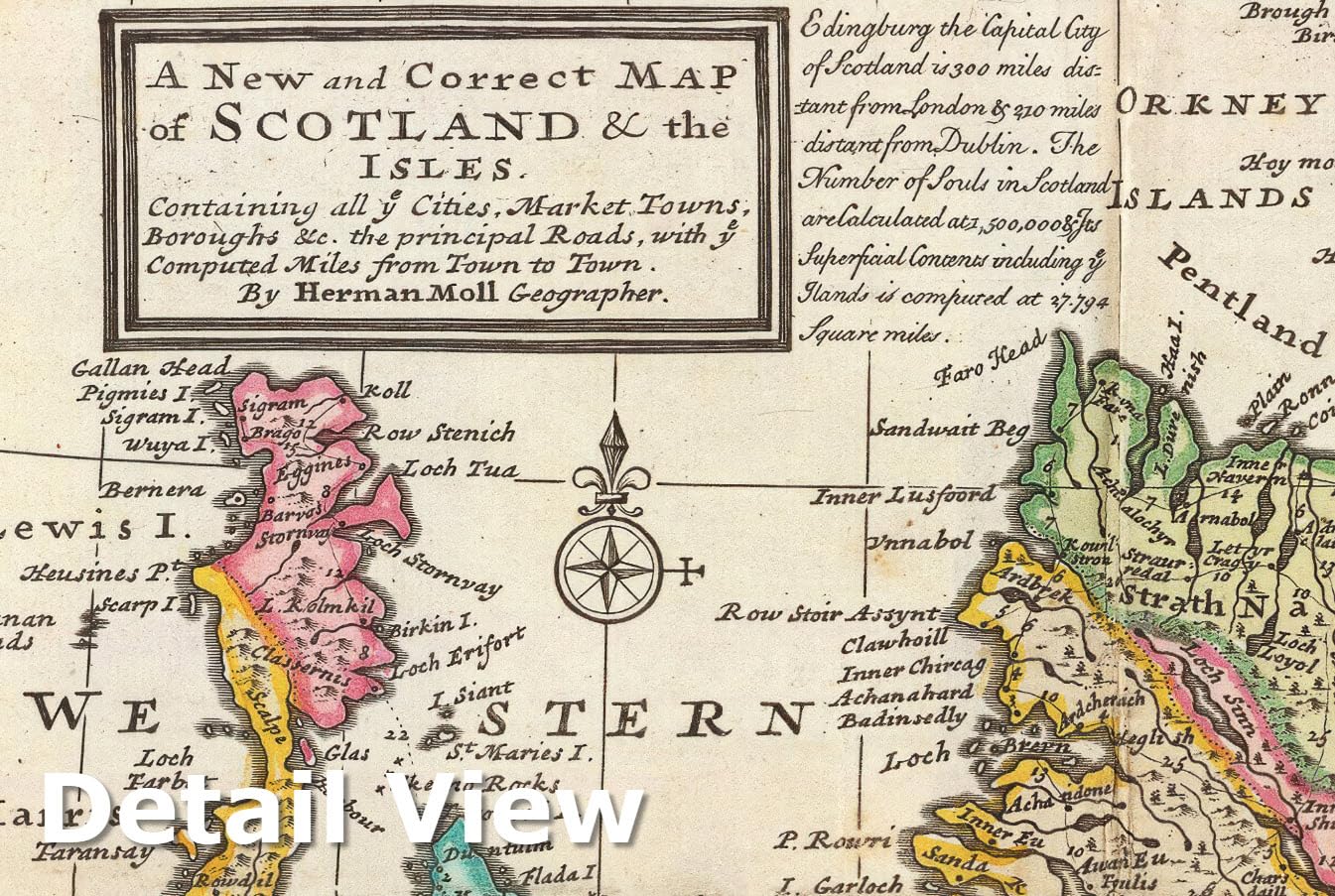 スコットランド 古地図 金色フレーム スコットランド 古地図 金色フレーム スコットランド 古地図