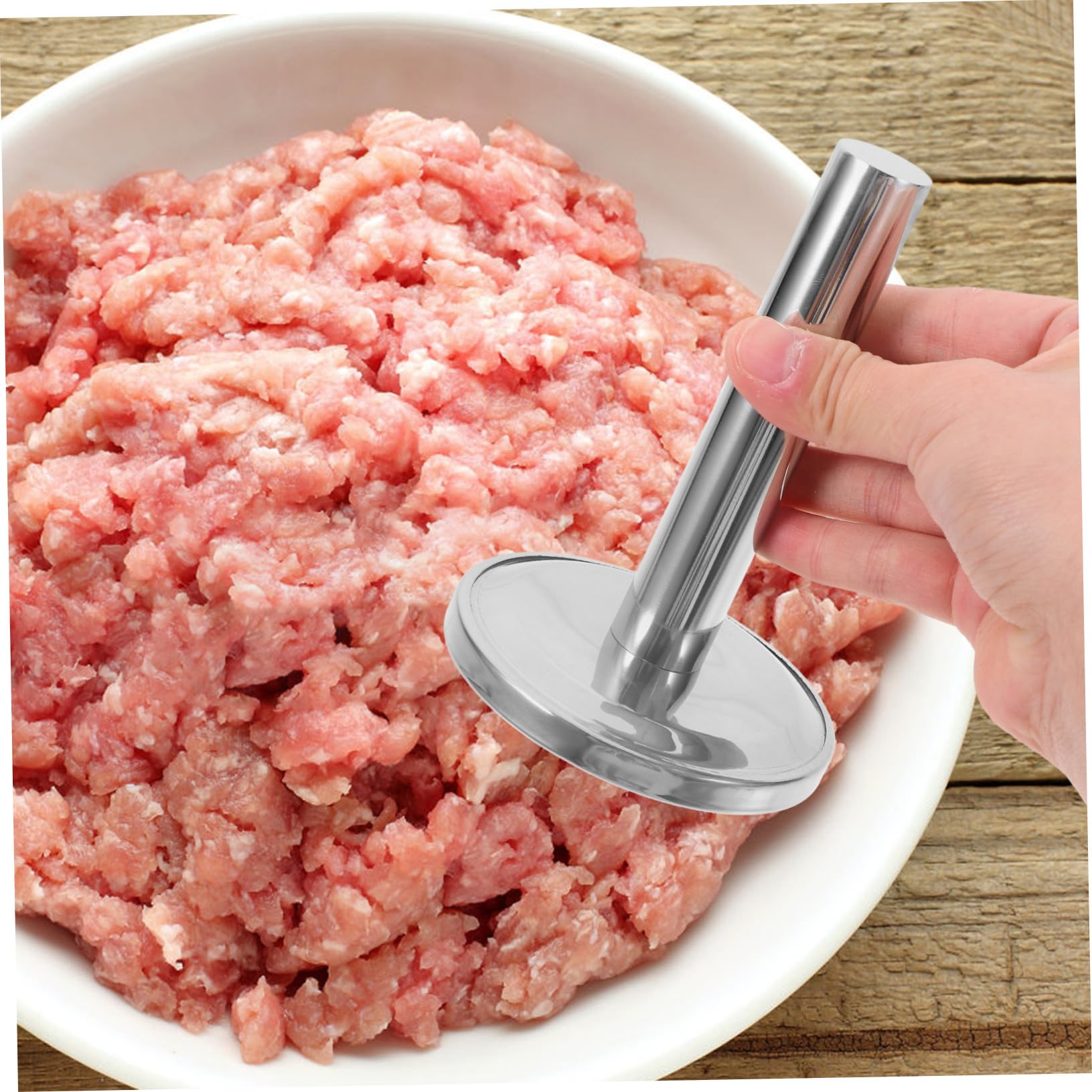 Gatuida Fleischklopfer aus Edelstahl für Küche und Zuhause 304 Rostfreier Stahl Robust und Leicht zu Reinigen zum Zartmachen von Rind und Schweinefleisch