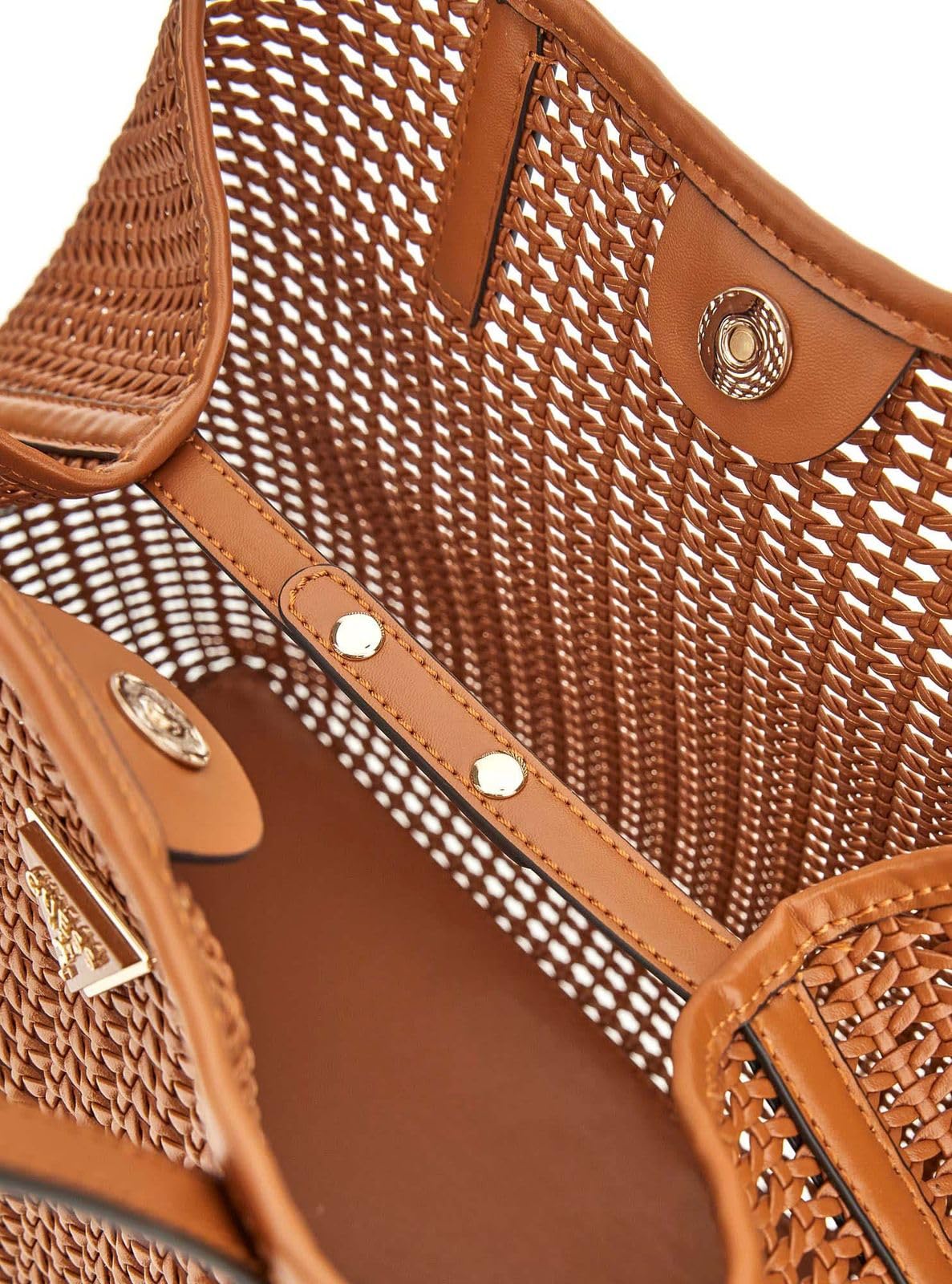 GUESS bolso shopper Brigitta 2 in 1 Tote Cognac marrón