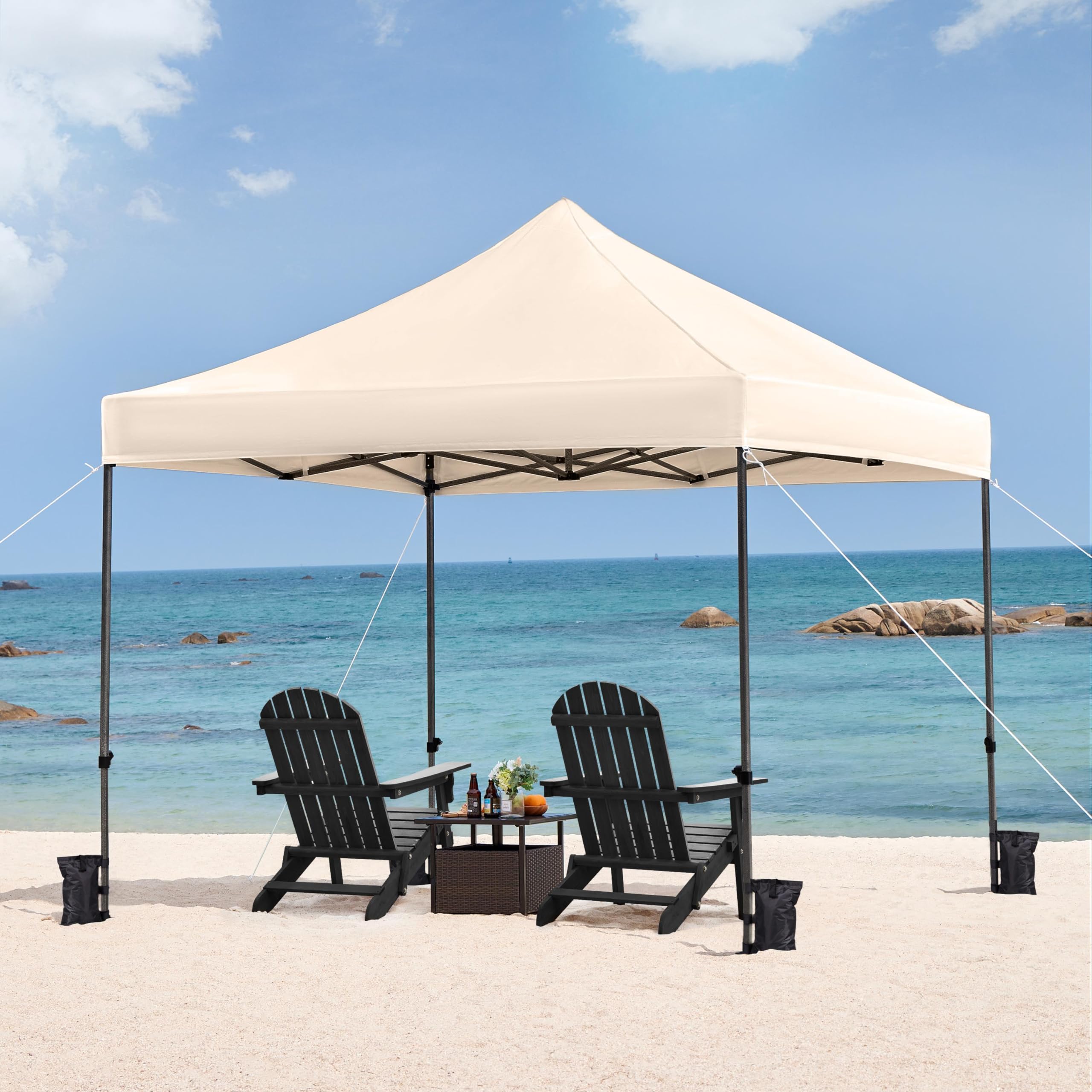 cobizi Paviljoen 3x3m, waterdicht vouwpaviljoen met 4 zijwanden, pop-up