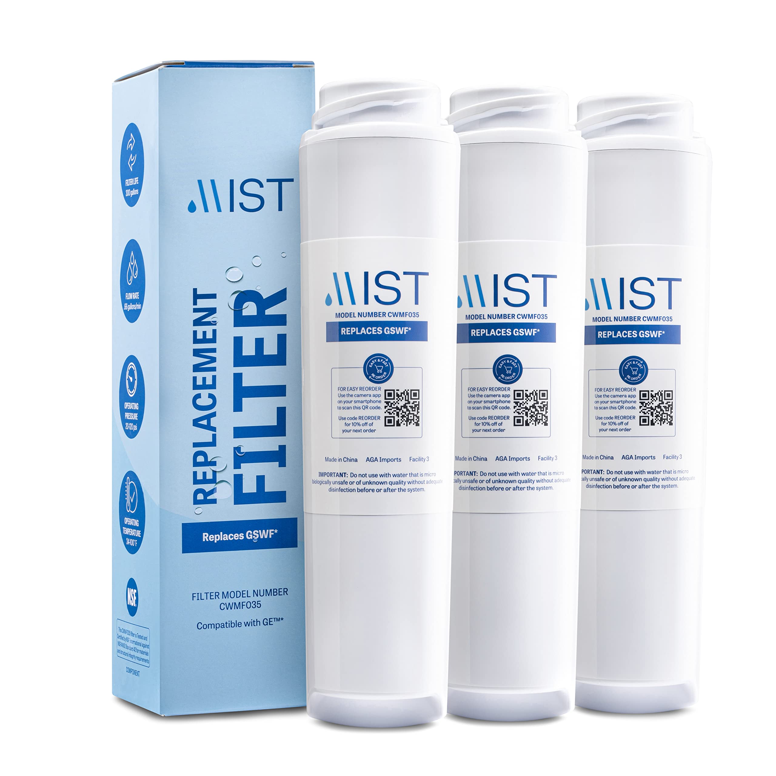Amazon.com: Mist GSWF Water Filter Replacement for GE