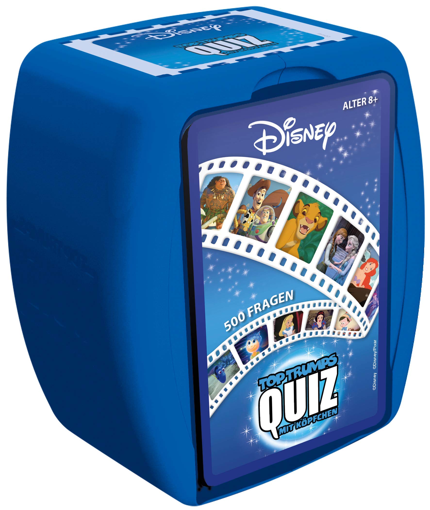 TOP TRUMPS QUIZ - Disney Quiz - Disney Fanartikel - Alter 8+ - Deutsch