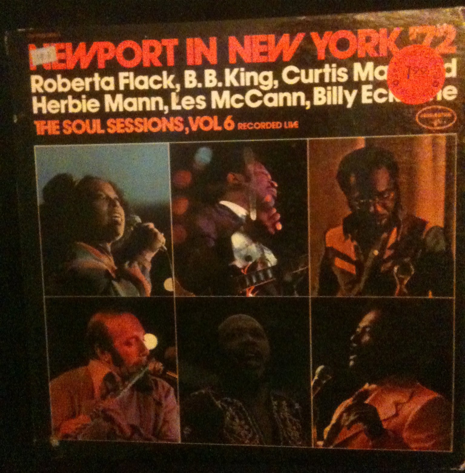 Newport in New York 72: The Soul Sessions: Vol. 6: Recorded Live: R&B Soul LP:(1972)