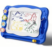 Large Magnetic Drawing Board for Toddlers, Magnetic Doodle Board for Kids, Etch A Sketch Magnet Erasable Writing Pad, Preschool Education Travel Toys for Kids Boys Girls Age 3 4 5 6 7 8 Years Old